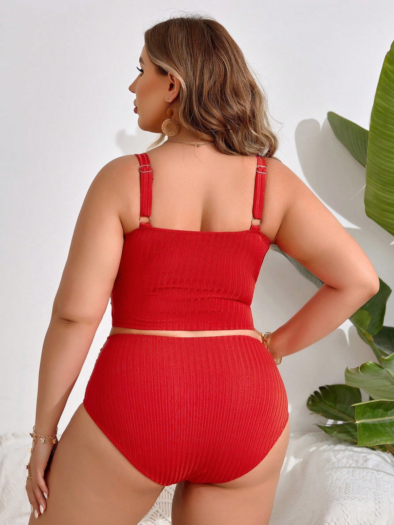 Tankini Feminino Plissado