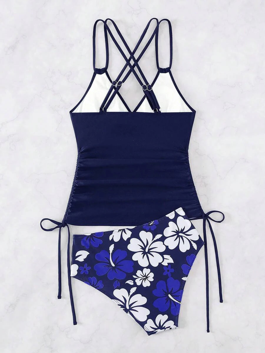 Biquíni Tankini Floral Pacífico