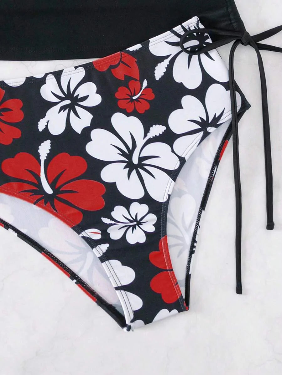 Biquíni Tankini Floral Pacífico