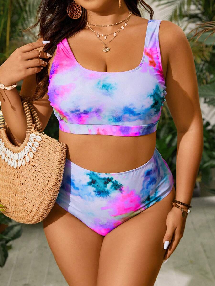 Biquini Feminino com Estampa Aleatória