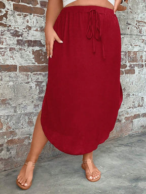 Saia Feminino com bainha curvada - Arienne