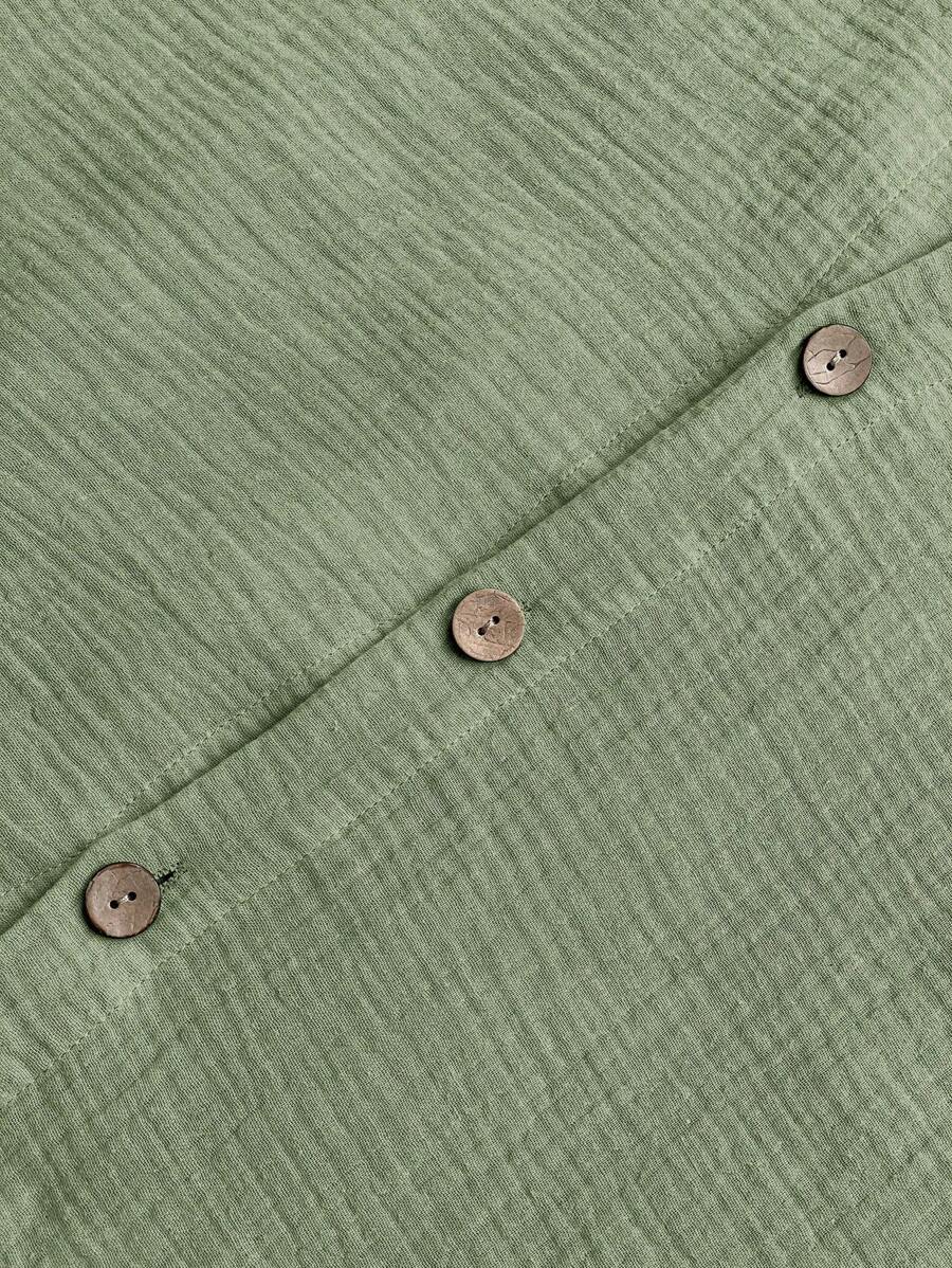 Saia Feminina de Algodão Comprimento Médio com Botões - Rossela