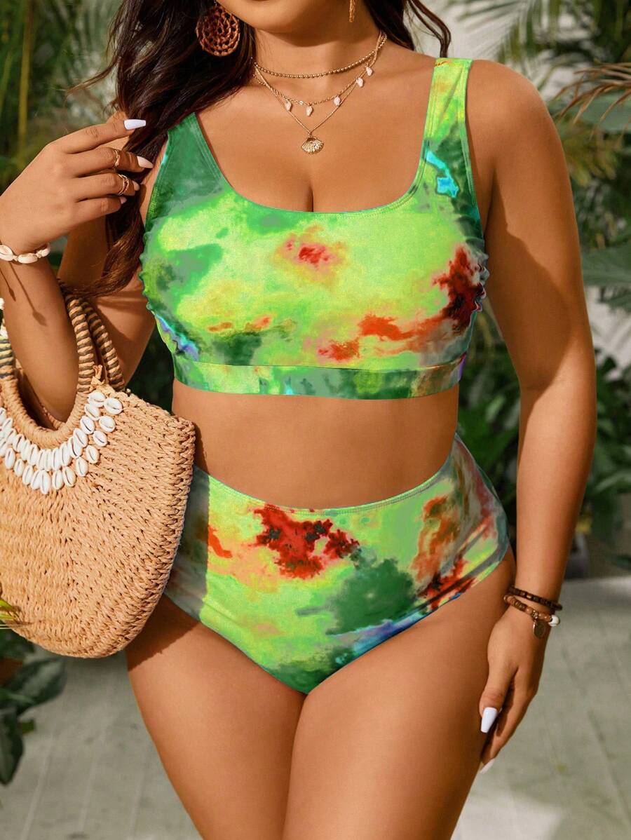 Biquini Feminino com Estampa Aleatória