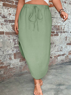 Saia Feminino com bainha curvada - Arienne