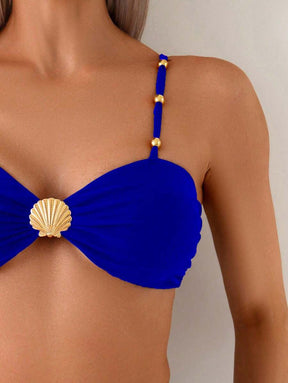 Biquíni Luxo Concha Dourada