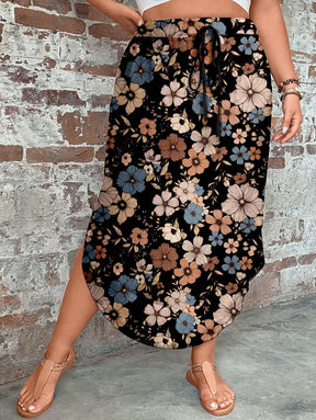 Saia Feminino com bainha curvada - Arienne