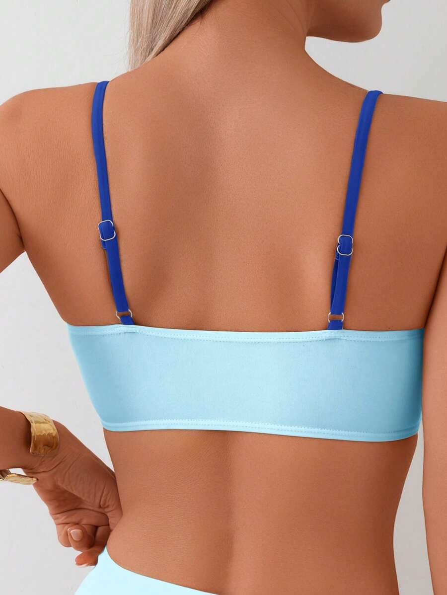 Biquíni Luxo Mediterrâneo com Detalhe Central